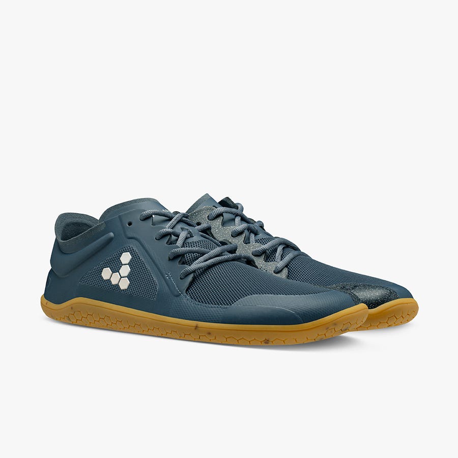 Vivobarefoot Primus Lite III Vrijetijdsschoenen Heren Blauw | Nederland 0087OKIR